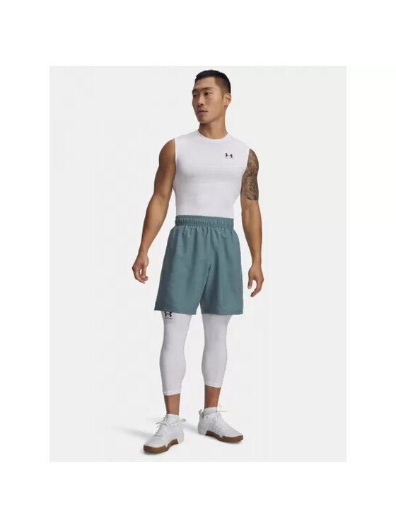 Under Armour Under Armour Szorty sportowe UA-1383356-587 Zielony ciemny Regular Fit
