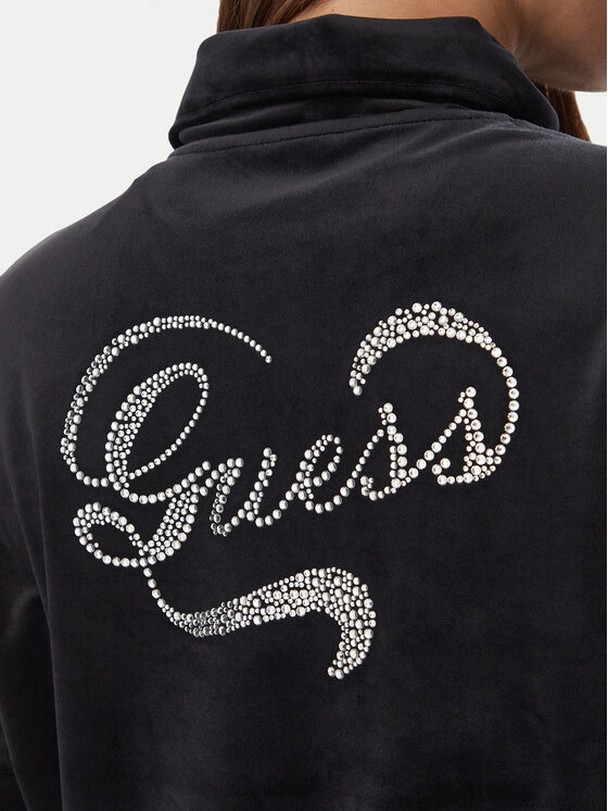 Guess Guess Світшот V6BQ08 K6302 Чорний Regular Fit
