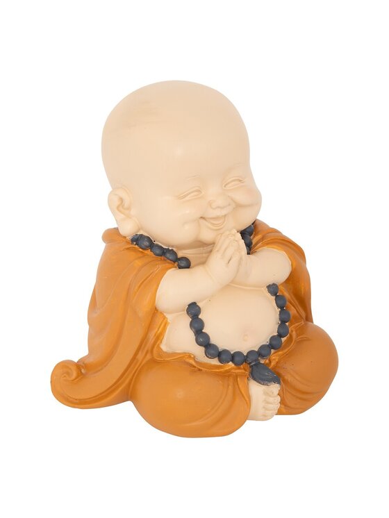 MIAhome MIAhome Zestaw trzech figurek Mały Buddha Kolorowy