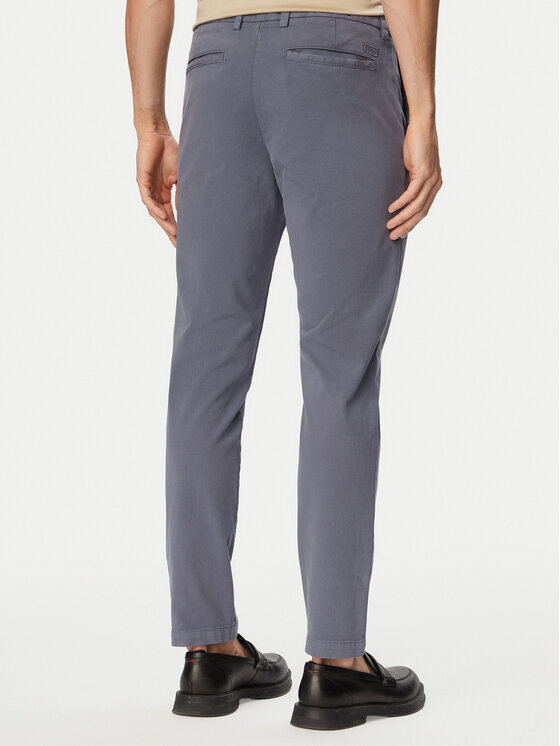 BOSS BOSS Chino kalhoty H-Kaiton1 50543312 Modrá Slim Fit