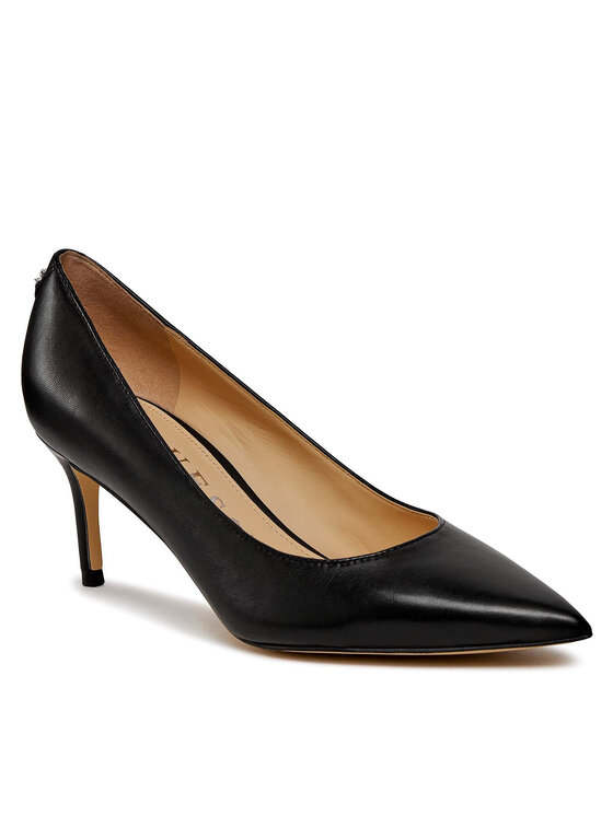 Guess Guess Pantofi cu toc subțire Bravo4 FLPBV4 LEA08 Negru