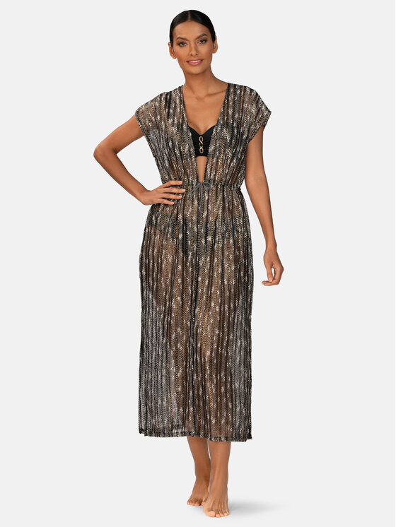 Feba Feba Vestito da spiaggia F120A Nero