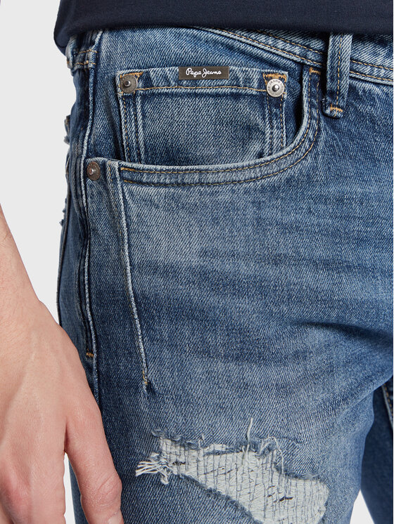 Pepe Jeans Pepe Jeans Traperice Stanley PM206816 Tamnoplava Tapered Fit