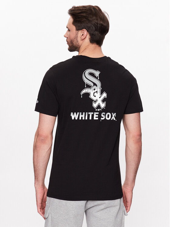 New Era New Era T-Shirt MLB Drip Logo Chicago 60332185 Μαύρο Regular Fit