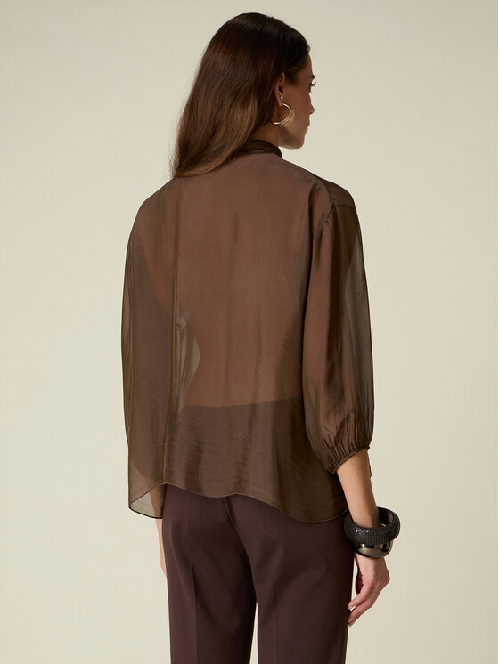 Oltre Oltre Camicia 5069J000902N027 Marrone Regular Fit