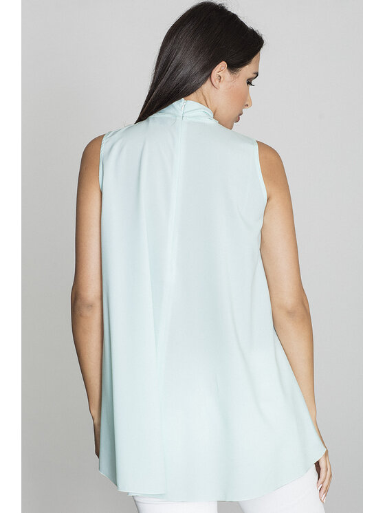 FIGL FIGL Bluzka M547 Zielony Regular Fit