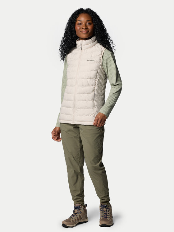 Columbia Columbia Αμάνικο Μπουφάν Powder Lite™ II 2089561 Μπεζ Active Fit