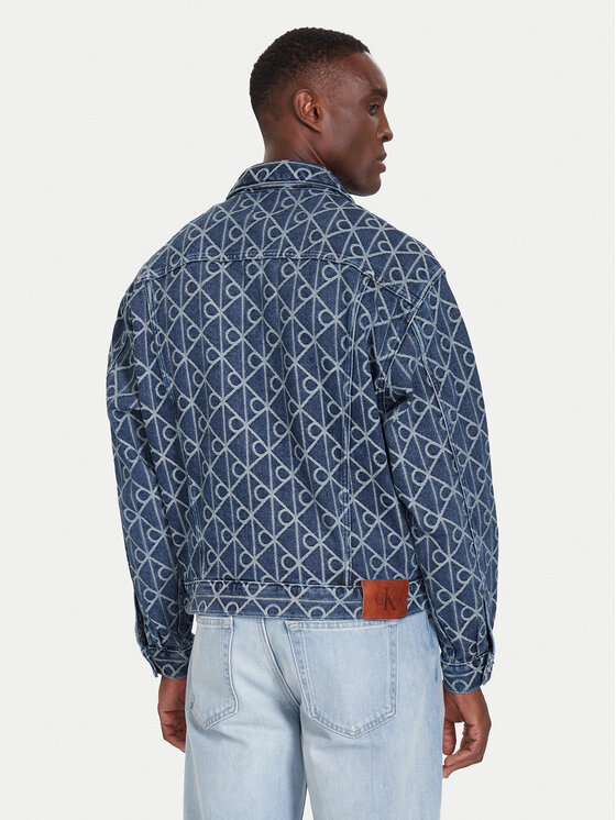 Calvin Klein Jeans Calvin Klein Jeans Džinsinė striukė LV04RD767G Mėlyna Regular Fit