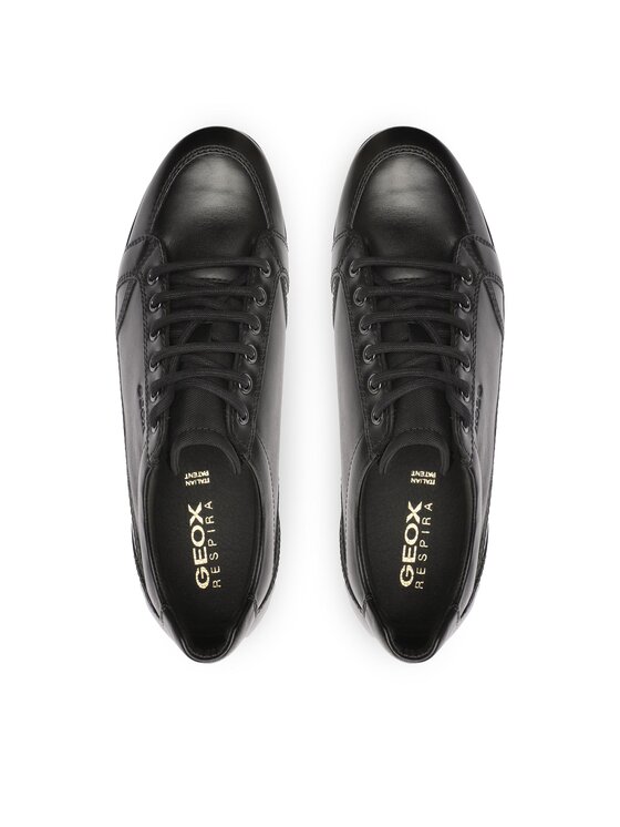 Geox Geox Nizki čevlji U Symbol D U34A5D 00043 C9999 Črna