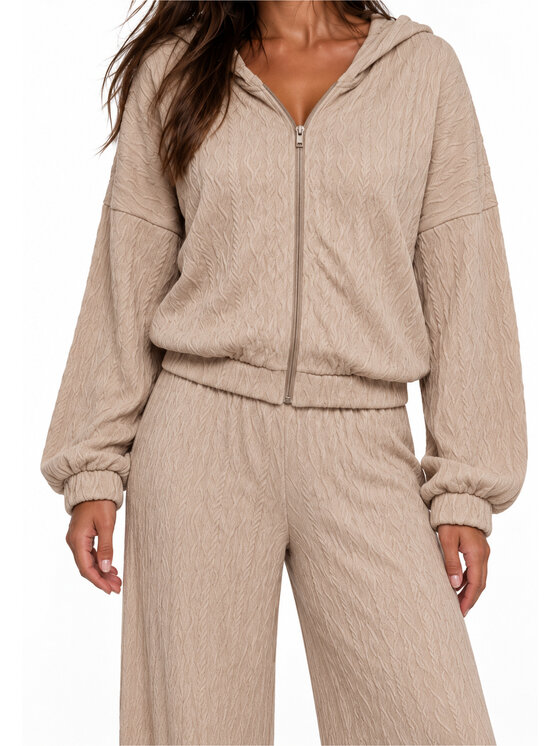Agatha Studio Agatha Studio Dres A26SS-KA-K03 Beżowy Oversize