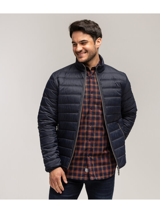 Lee Cooper Lee Cooper Kurtka puchowa MASON 1000 Granatowy Regular Fit