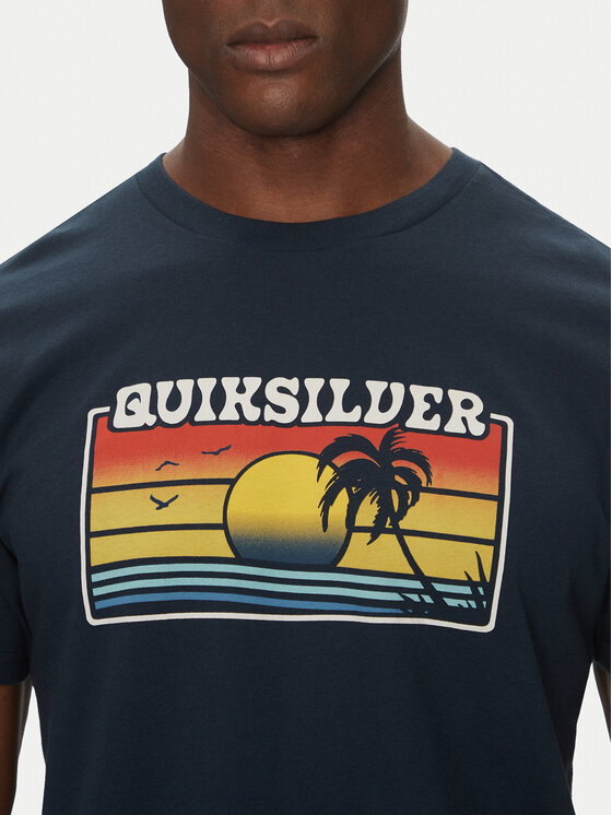 Quiksilver Quiksilver T-Shirt EQYZT08065 Granatowy Regular Fit