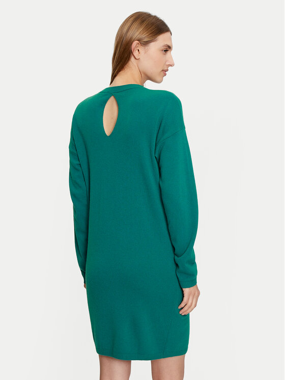 United Colors Of Benetton United Colors Of Benetton Rochie tricotată 1044DV01S Verde Regular Fit