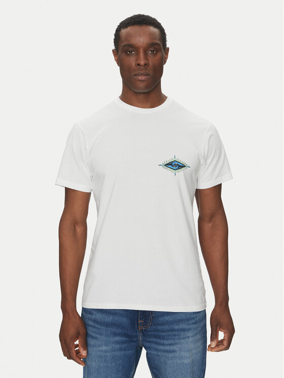 Quiksilver Quiksilver Tricou EQYZT08046 Alb Regular Fit