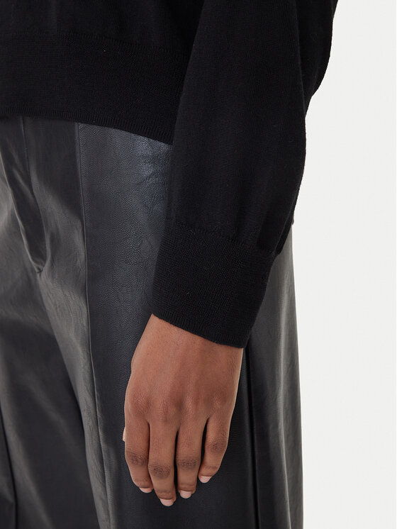 ICONA ICONA Pullover RI5NT074 Schwarz Regular Fit