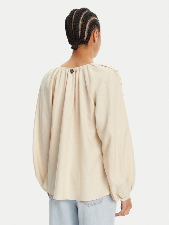 TWINSET TWINSET Bluză 251LM2QFF Bej Regular Fit