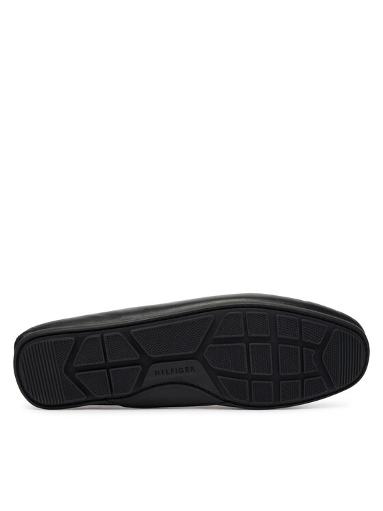 Tommy Hilfiger Tommy Hilfiger Mokaszin Hardware Lth Driver FM0FM05855 Fekete