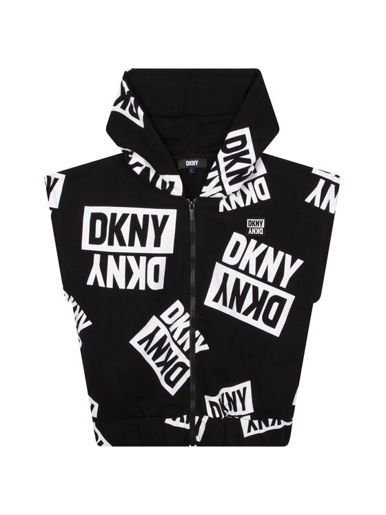 DKNY Gilet D35S68 D Noir Regular Fit Modivo.fr