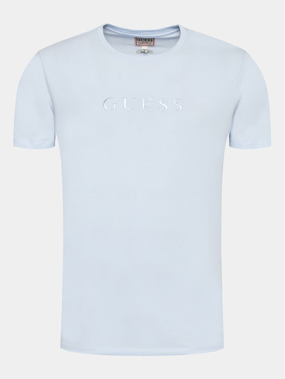 Guess Guess T-särk M2BP47 K7HD0 Sinine Slim Fit