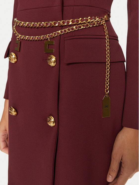 Elisabetta Franchi Elisabetta Franchi Abito da cocktail AB-657-46E2-V960 Bordeaux Regular Fit