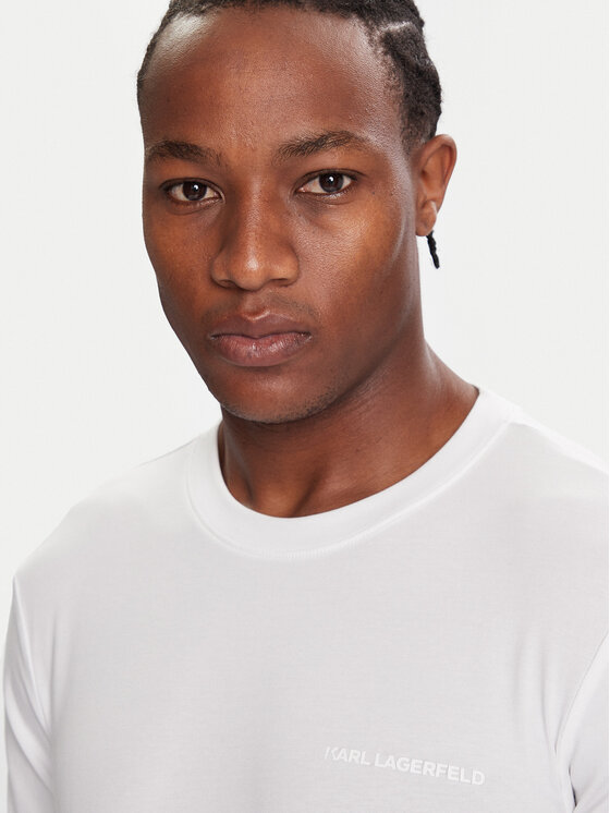 KARL LAGERFELD KARL LAGERFELD Комплект 2 тишъртки A4M47003 Черен Regular Fit