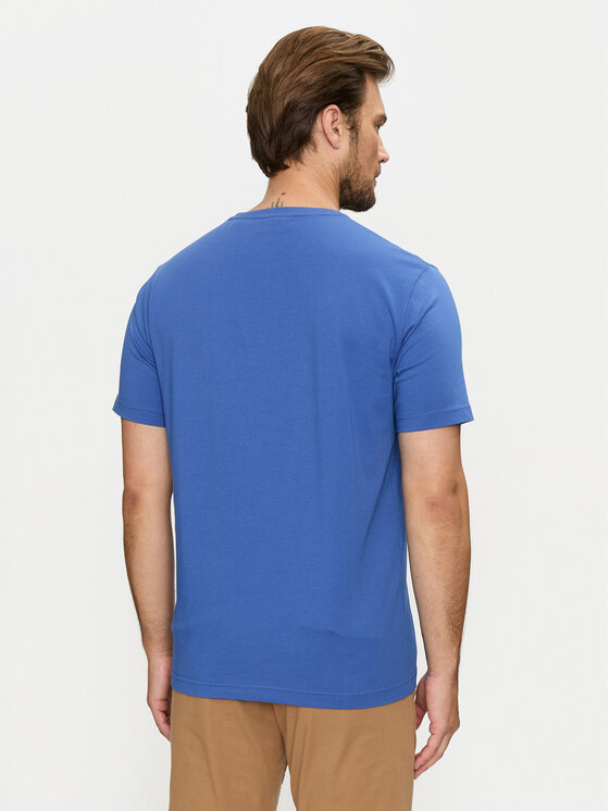 Gant Gant T-Shirt Archive Shield 2003199 Niebieski Regular Fit