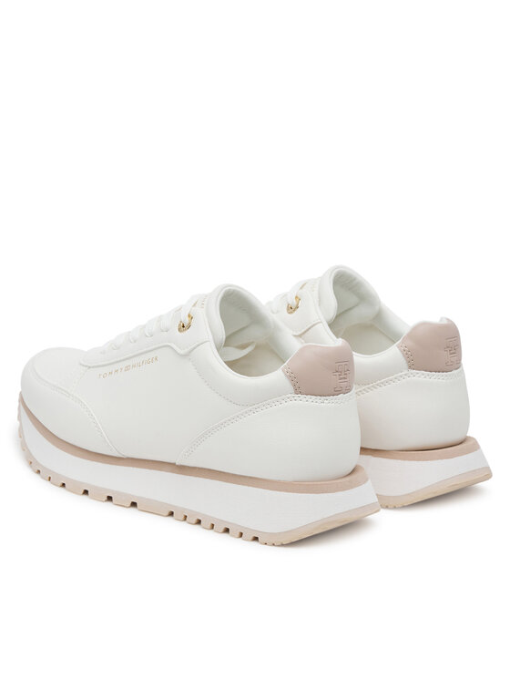 Tommy Hilfiger Tommy Hilfiger Sneakers Low Cut Lace-Up T3A9-33996-1355A Bianco