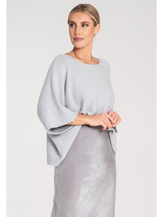 FIGL FIGL Πουλόβερ M1102 Γκρι Oversize