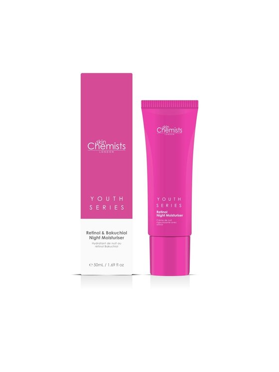 skinChemists skinChemists Krem nawilżający na noc z retinolem i bakuchiolem, 50 ml (v2) Krem na noc
