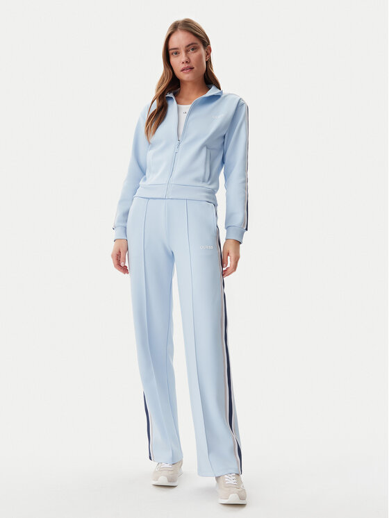 Guess Guess Mikina V5GQ18 KCRU2 Světle modrá Regular Fit