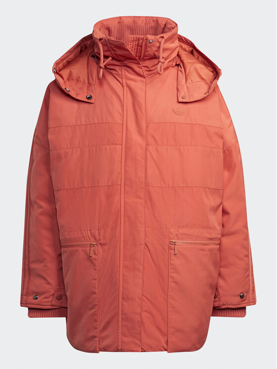 adidas adidas Prechodná bunda Parka HK5248 Oranžová Loose Fit