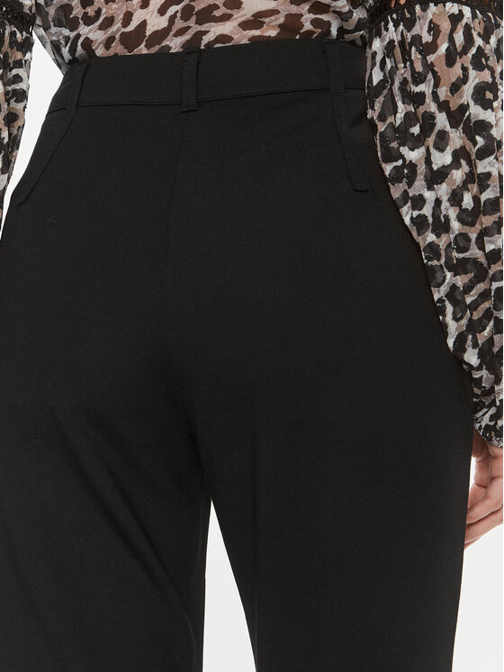 Guess Guess Kalhoty z materiálu W4RB28 KBJP2 Černá Boot Fit