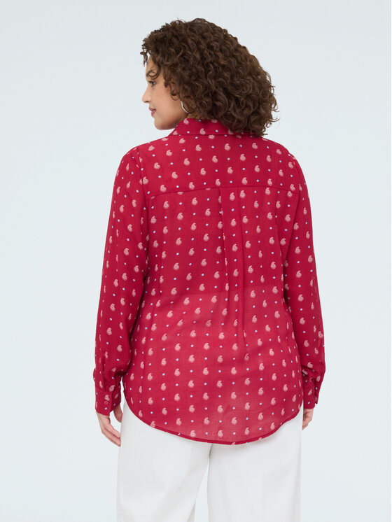 Fiorella Rubino Fiorella Rubino Koszula 5053T001457N0V6 Czerwony Regular Fit