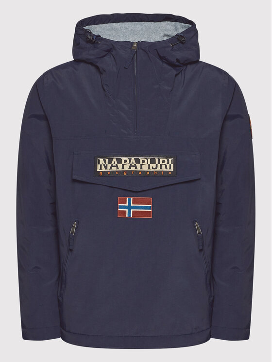 Napapijri Napapijri Anorak stiliaus striukė Rainforest Pocket 2 NP0A4GMD Tamsiai mėlyna Regular Fit