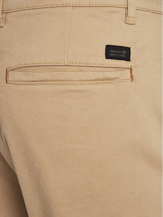INDICODE INDICODE Chinos kelnes Kellen 60-336 Smėlio Slim Fit
