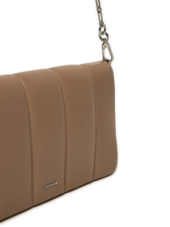 Calvin Klein Calvin Klein Torebka Line Quilt Shoulder Bag K60K612787 Brązowy