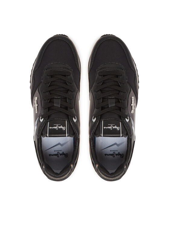 Pepe Jeans Pepe Jeans Сникърси London Shine W PLS40046 Черен