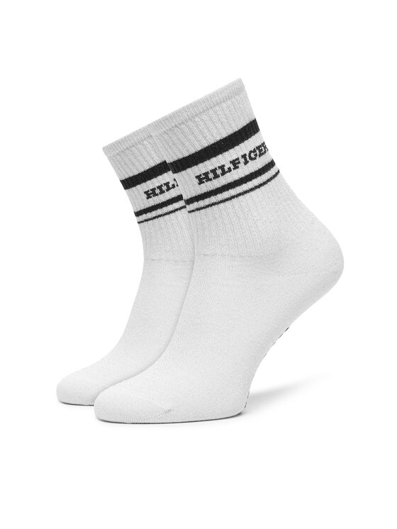 Tommy Hilfiger Tommy Hilfiger 2 pár hosszú szárú női zokni 701236457 Ekru