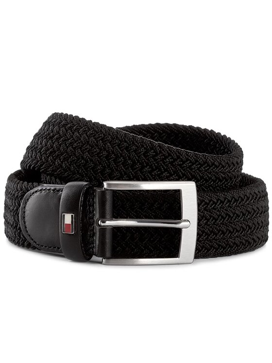 Tommy Hilfiger Tommy Hilfiger Pasek Męski Adan Belt Giftbox 3.5 AM0AM02835 Czarny