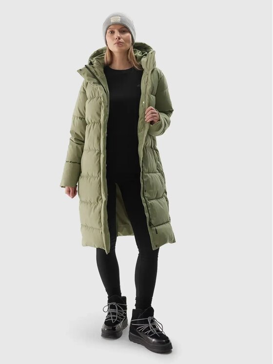 4F 4F Parka 4FWAW24TDJAF476-43S Verde Regular Fit