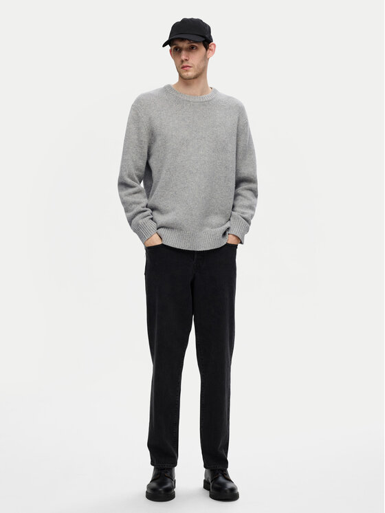 Selected Homme Selected Homme Sweter 16094643 Szary Regular Fit