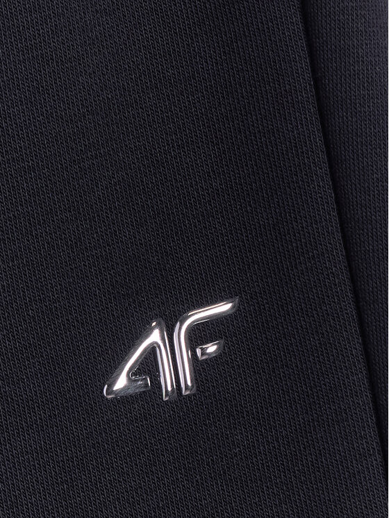 4F 4F Spodnie dresowe basic Czarny Regular Fit