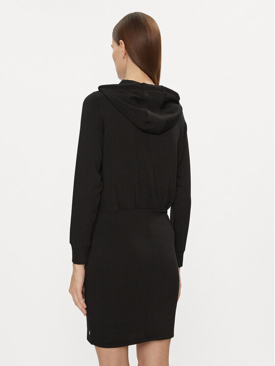 DKNY Sport DKNY Sport Трикотажна сукня DP3D4832 Чорний Relaxed Fit