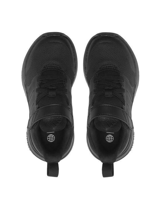 adidas adidas Αθλητικά Fortarun 2.0 Cloudfoam Sport Running Elastic Lace Top Strap Shoes HP3118 Μαύρο