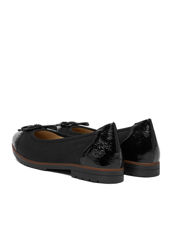 Rieker Rieker Baleriny 45358-00 Czarny