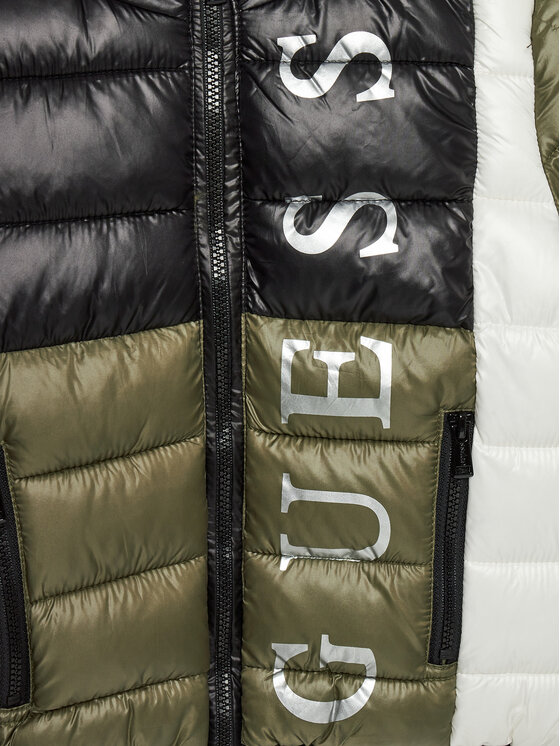 Guess Guess Vatovaná bunda N4BL06 WEGY0 Barevná Regular Fit