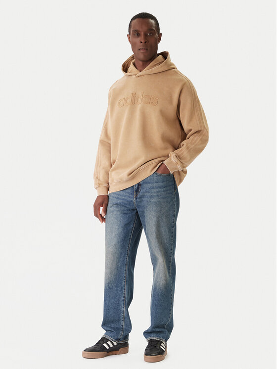 adidas adidas Bluză JY2791 Bej Loose Fit