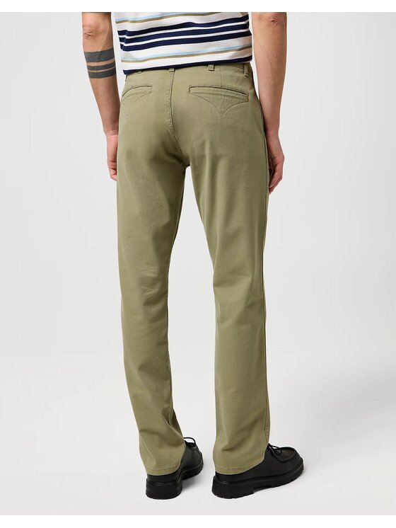 Wrangler Wrangler Jeansy CASEY CHINO Zielony Straight Fit