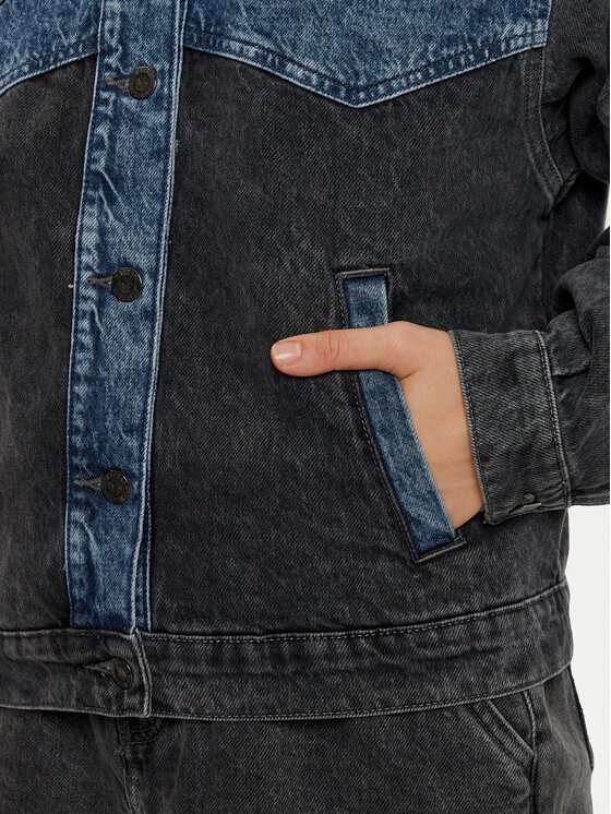 Mustang Mustang Jeans jakna 1016012 Siva Loose Fit