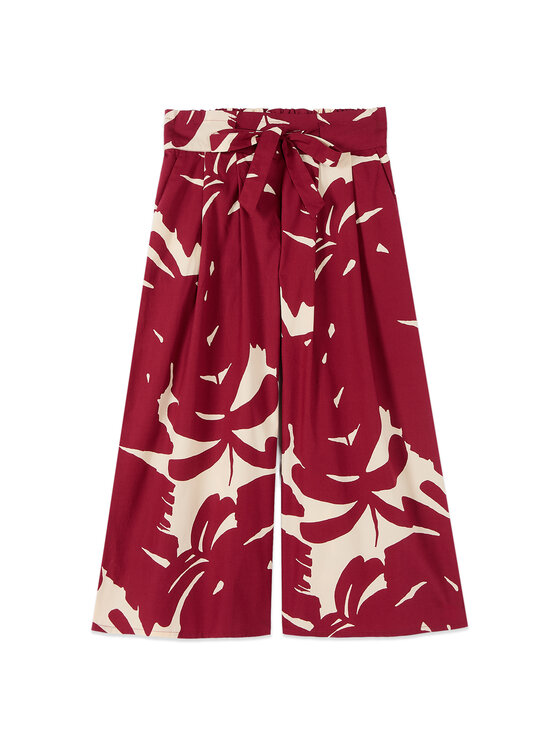 Oltre Oltre Spódnica maxi 1015J100326N0V6 Czerwony A-Line Fit